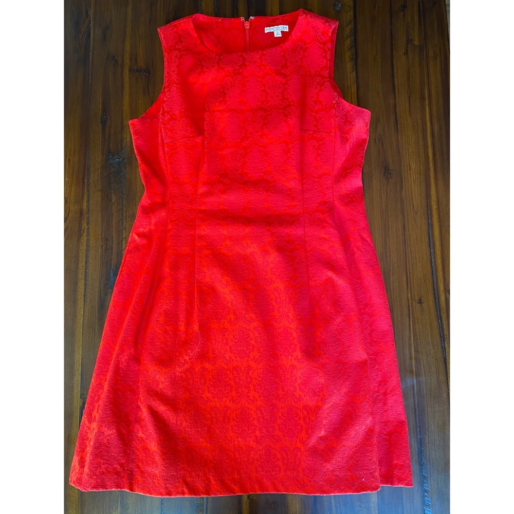 Red cocktail dress
